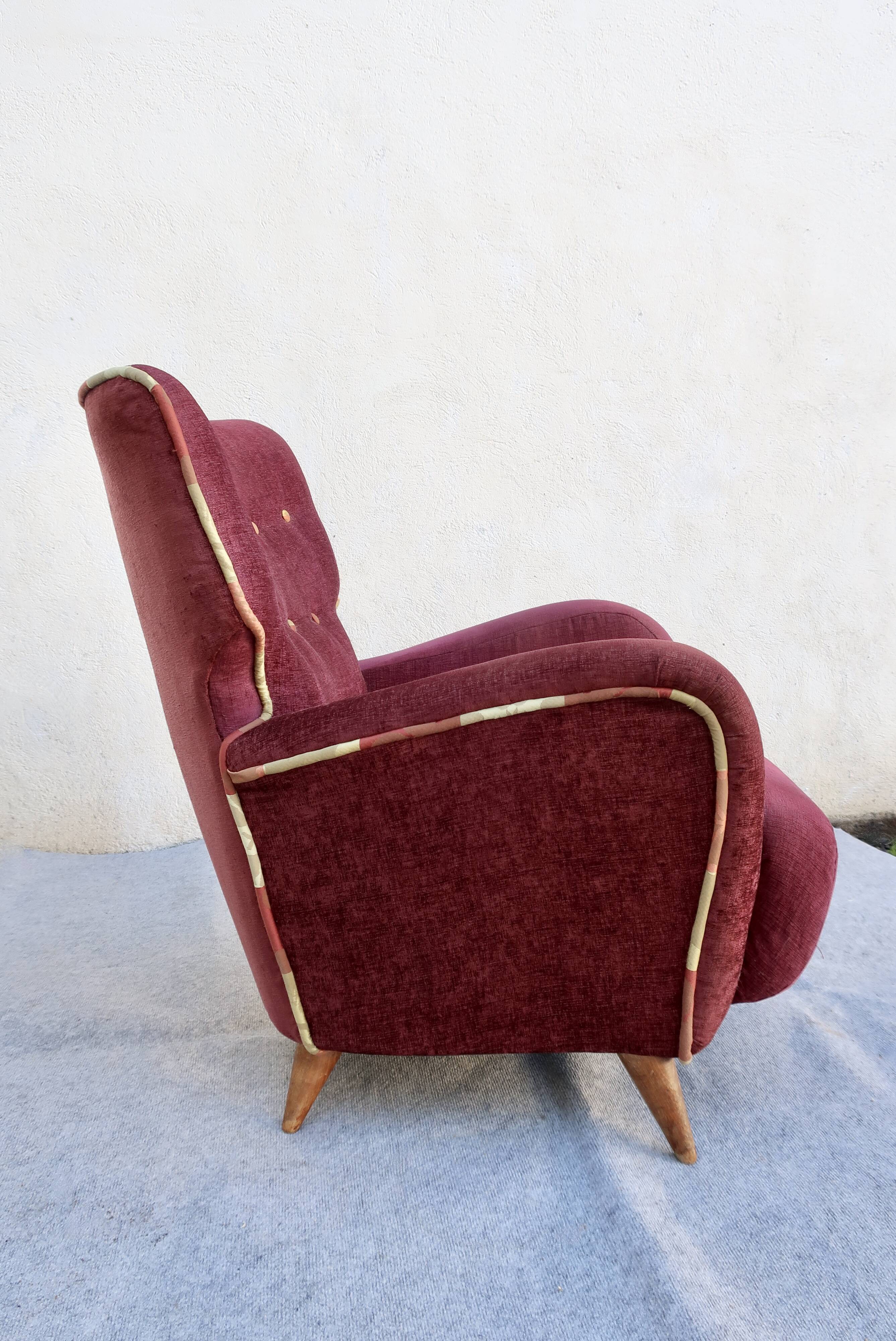 "Calysse" armchair Design by Henri Caillon for Erton, France, 1956