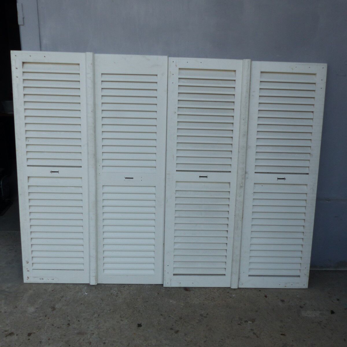 Lot de 4 volets persiennes L 209 x H 163 cm