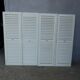 Lot de 4 volets persiennes L 209 x H 163 cm