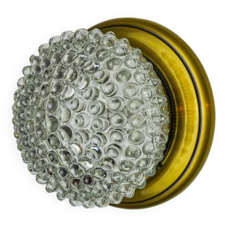 “Bulles” wall lamp for Limburg, blown glass, Germany, 1970s
