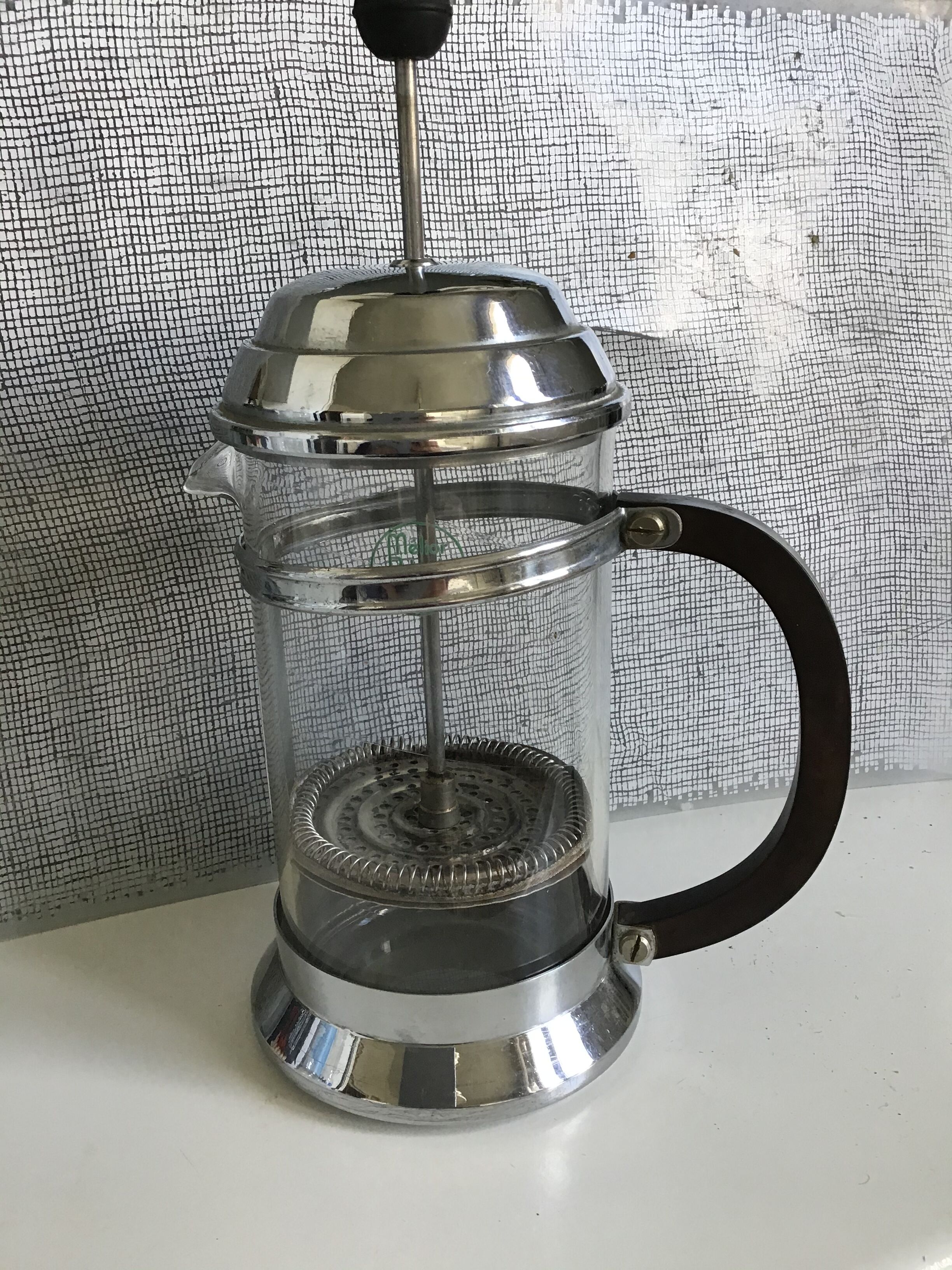 6/8 cup Melior piston coffee maker