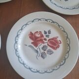 5 vintage digoin cannes plates