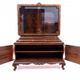 Display cabinet, Poland, circa 1930. RESTORED.