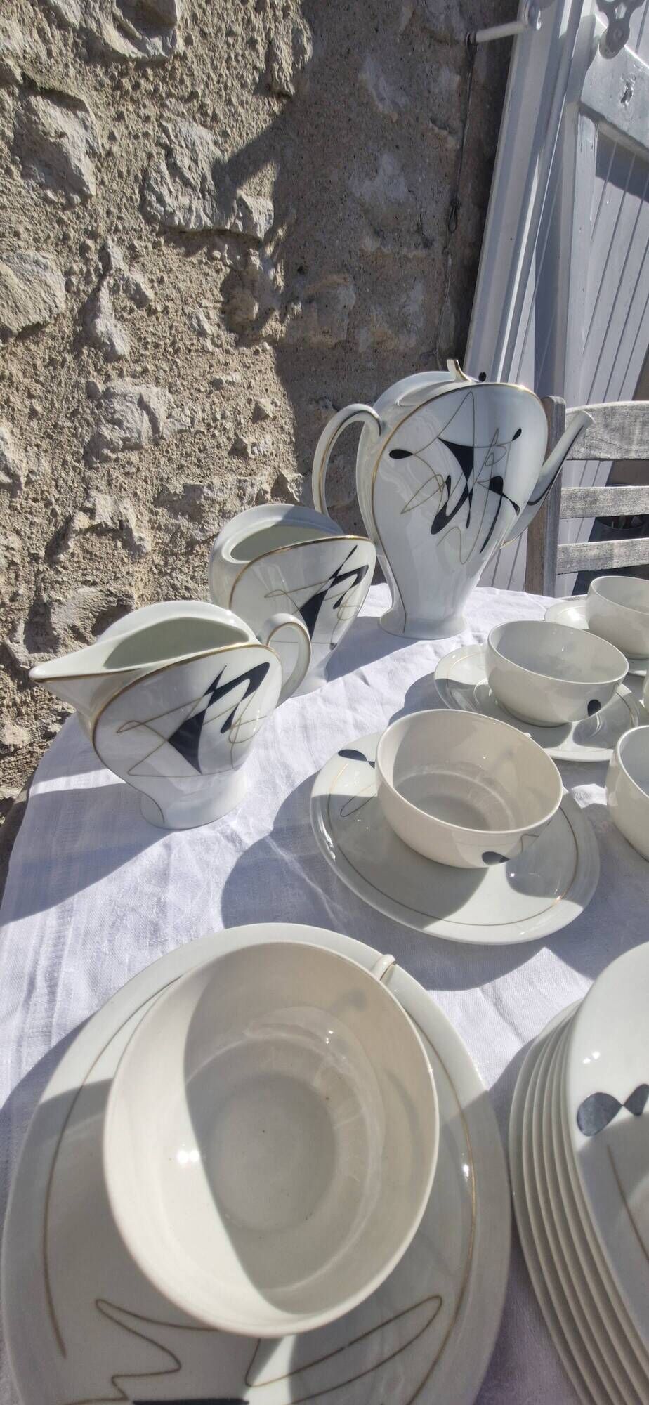 Art Deco coffee service