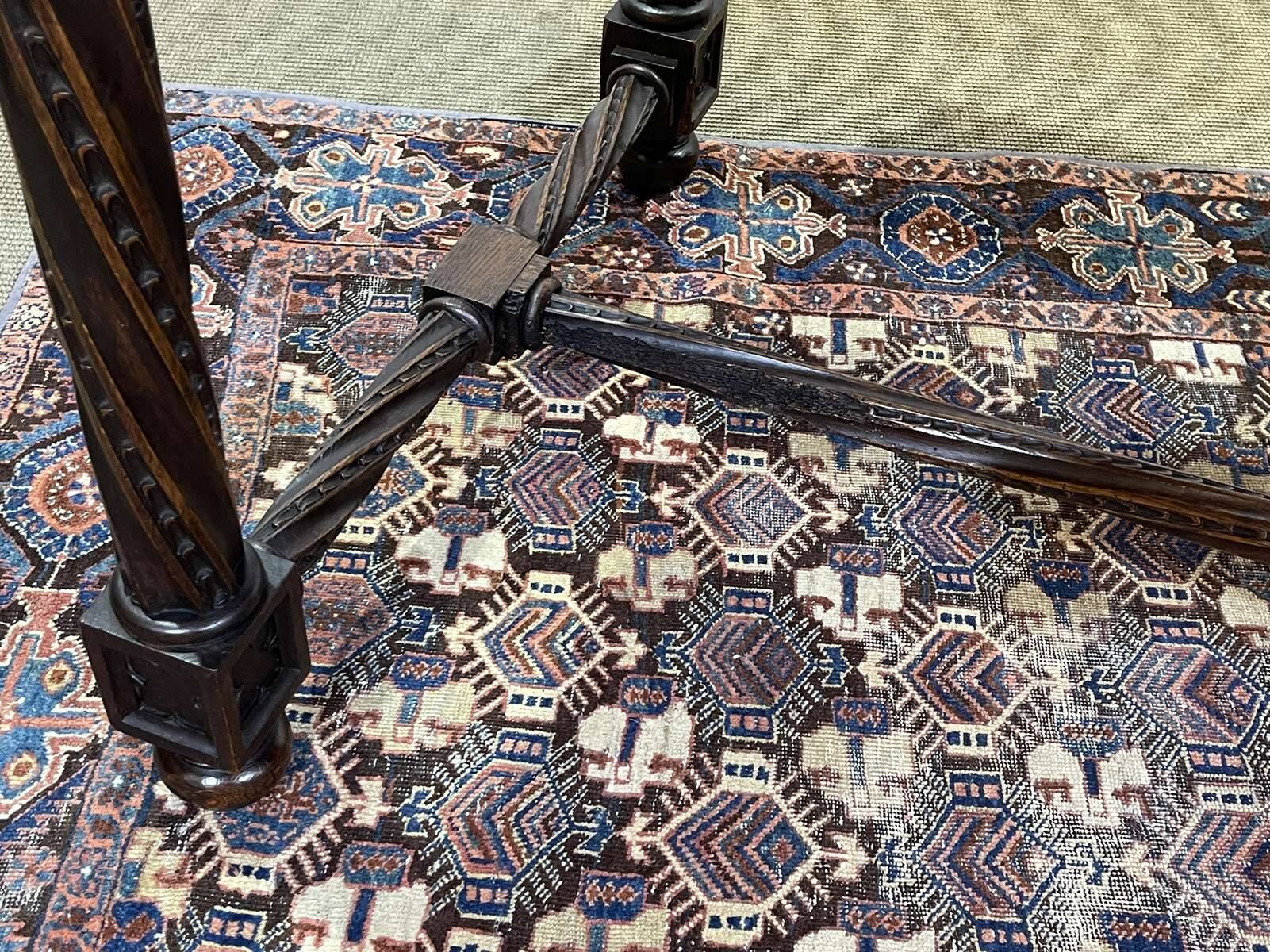 Late 19th century Gothic style oak desk
