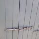 Pair of wooden iron hanging shutters