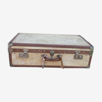 Antique valise decorative 76 cm