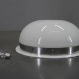 Big Bauhaus Chrome Flushmount or Wall Light, 1940s