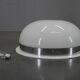 Big Bauhaus Chrome Flushmount or Wall Light, 1940s