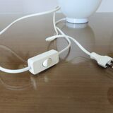 Italian lamp in white opaline, 1970s