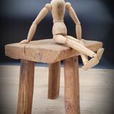 Raw tripod stool