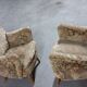 Pair of armchairs flower 50s
