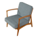 1960s armchair, vintage