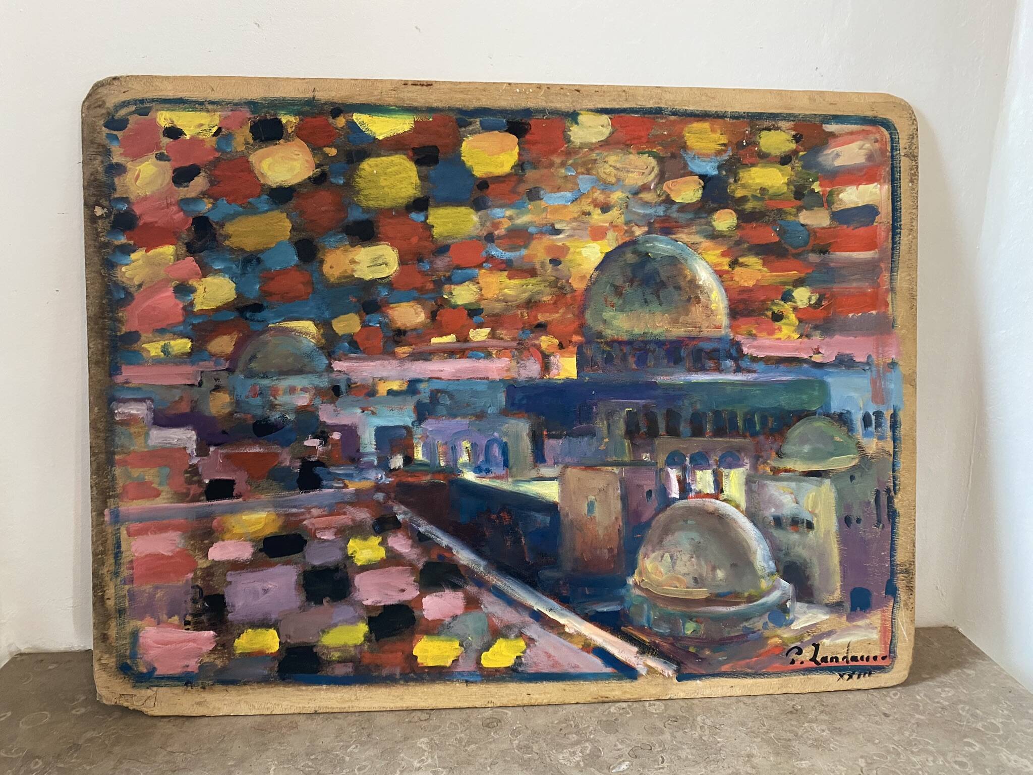 Landscape of Jerusalem by Patrice Landauer