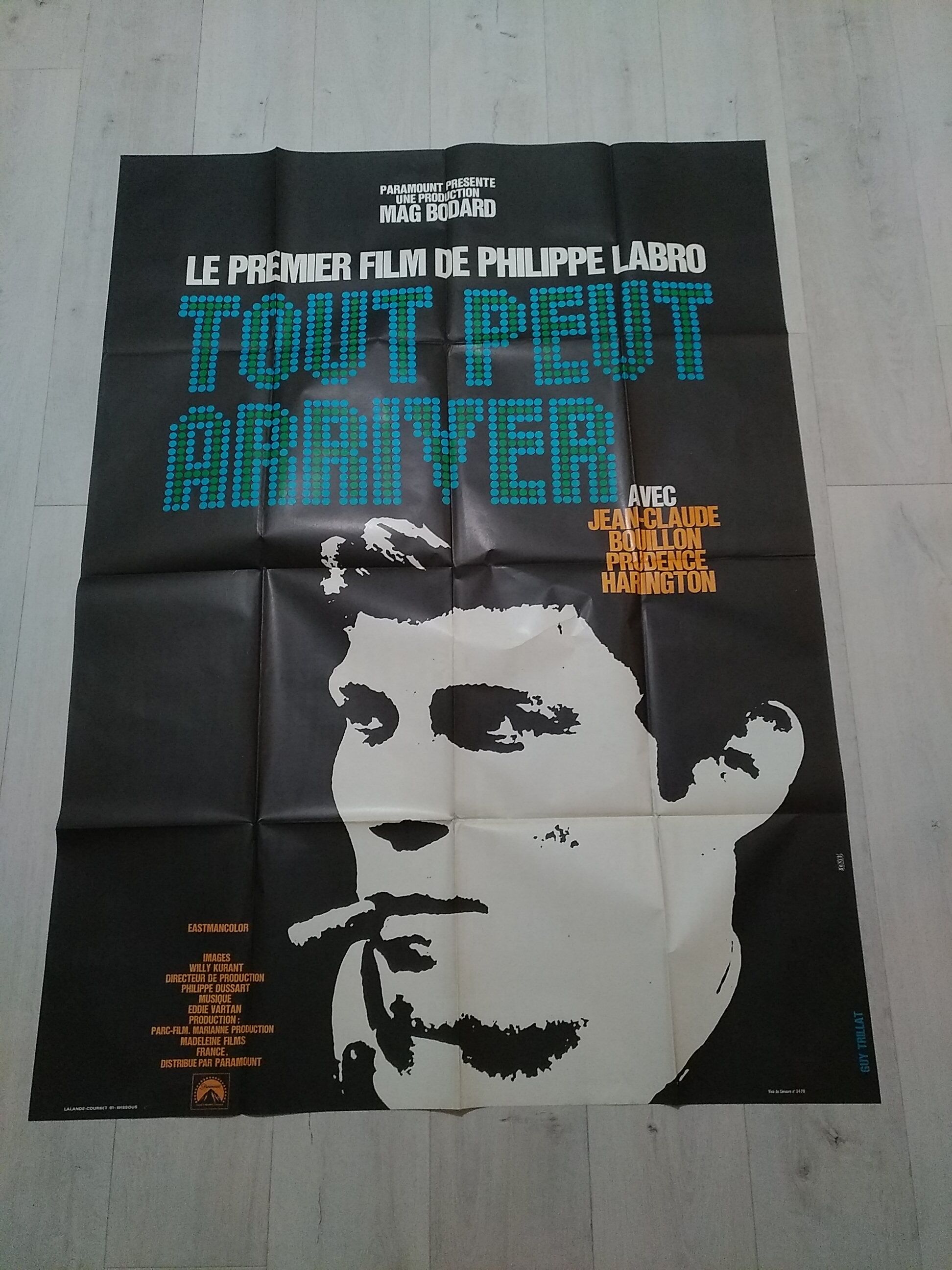 AFFICHE NON PLIÉE Cirage Jean BART Henri Le Monnier 1933 - 100x150