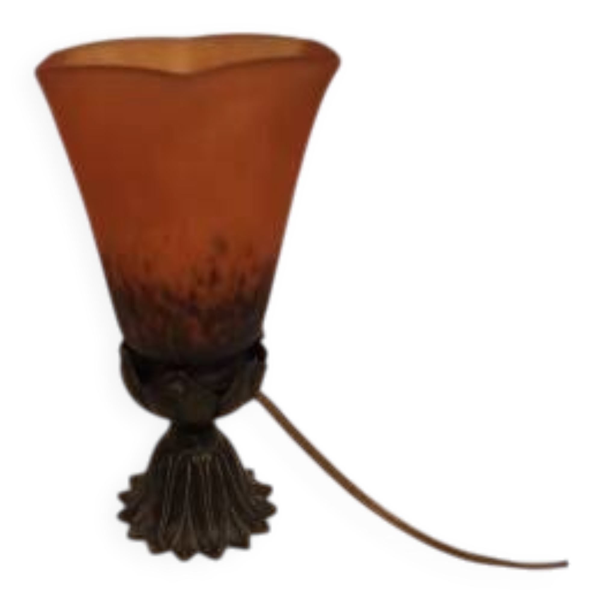 Art Deco glass paste lamp