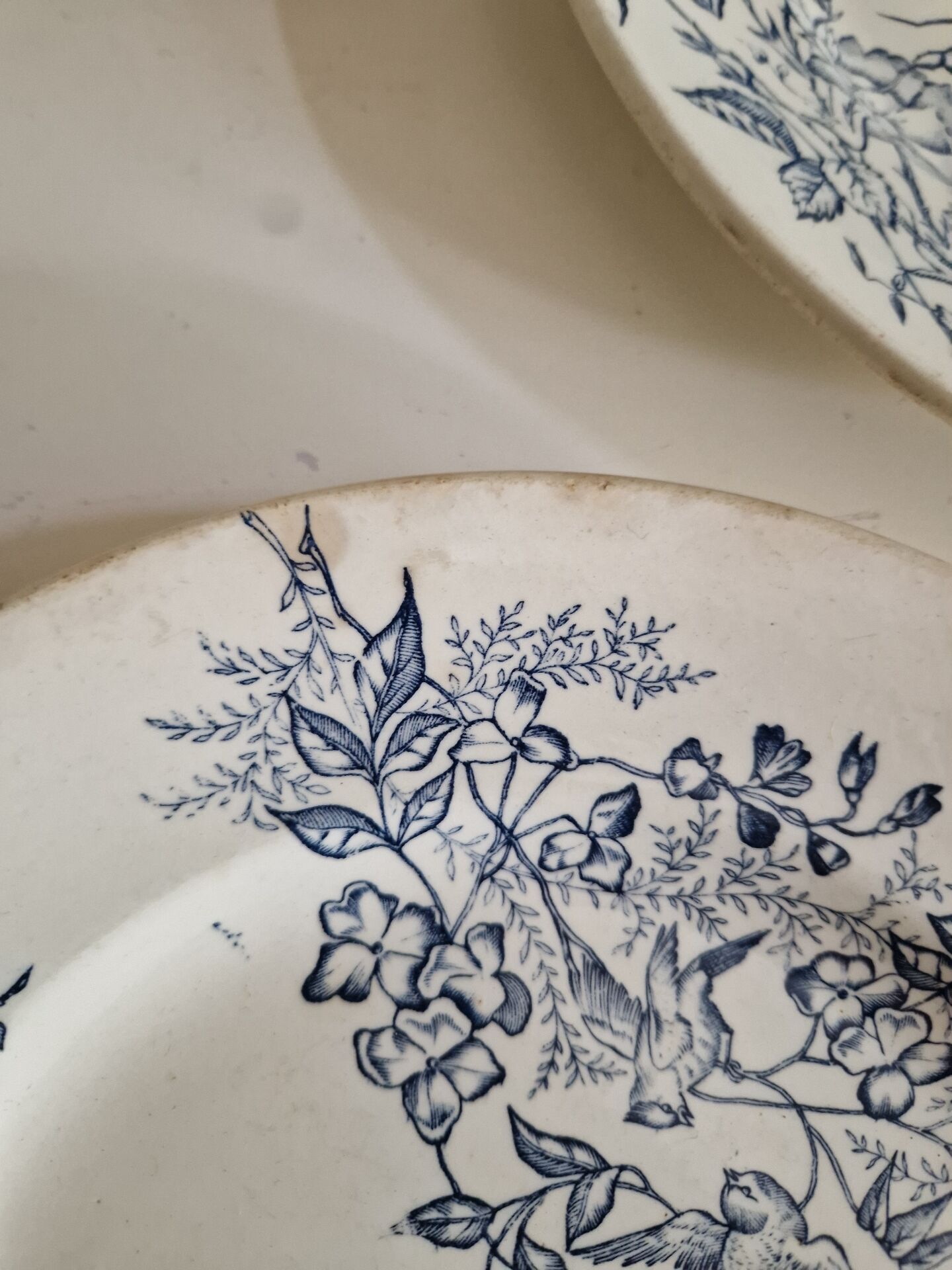 Lot De 9 Assiettes Plates Terre De Fer