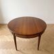 Extendable Louis XVI mahogany round table