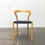 Stackable chairs and table German Lotus by Hartmut Lohmeyer for Kusch+Co, set of 3.