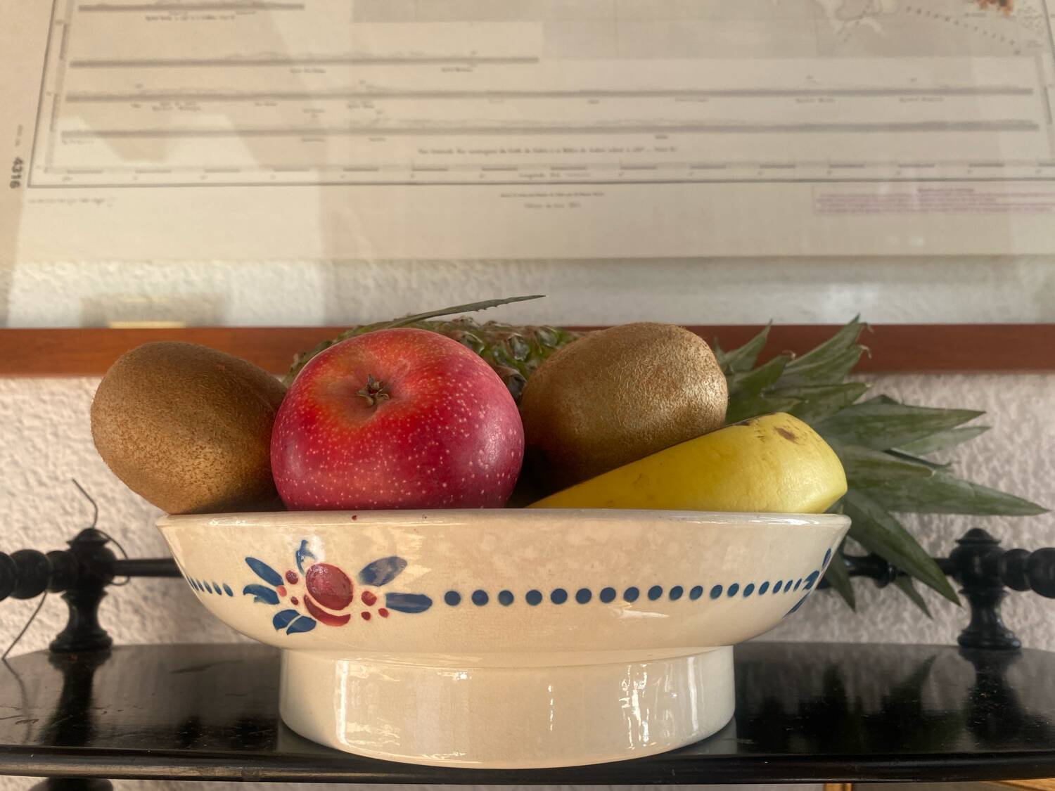 Badonviller ceramic fruit bowl