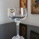 6 bohemian crystal champagne glasses
