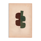 Painting on paper - M743 - signed Eawy