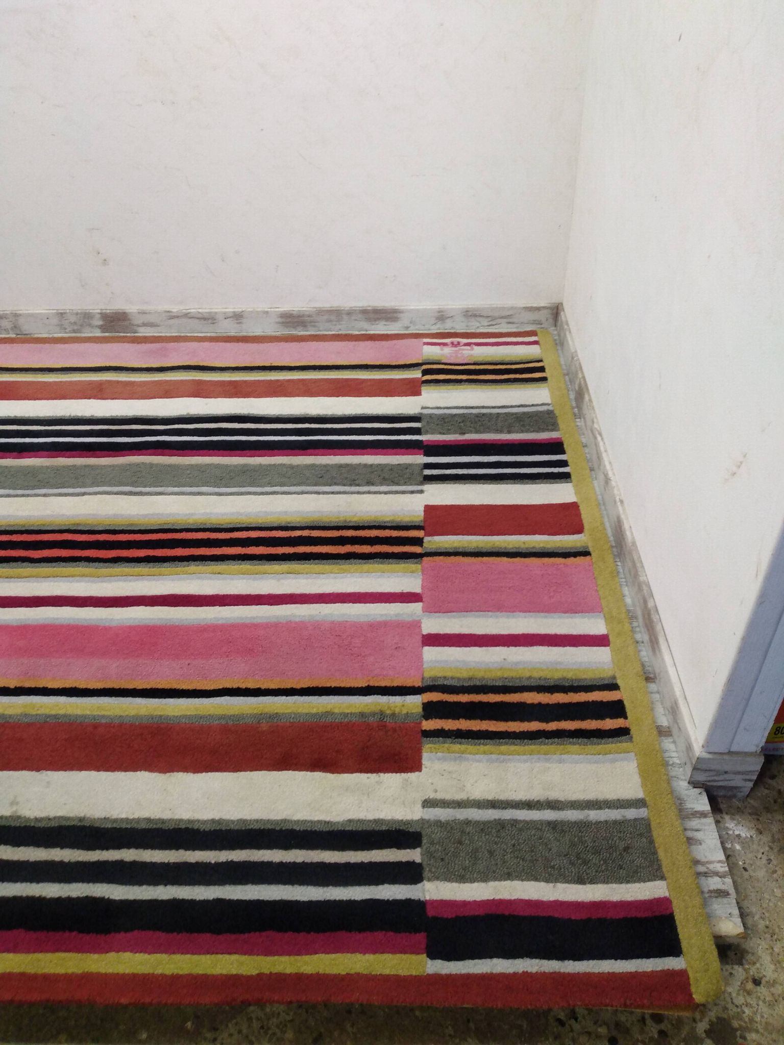 Tapis kenzo "pigalle rouge" vintage