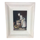 Painting The Scrubber painting on wood reproduction