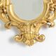 Regency style mirror in carved and gilded wood. 1950s.