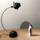 Lampe de bureau eyeball moderniste, Veb Narva Ex-RDA, vintage, 70-80