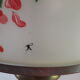 Brass and opaline lamp