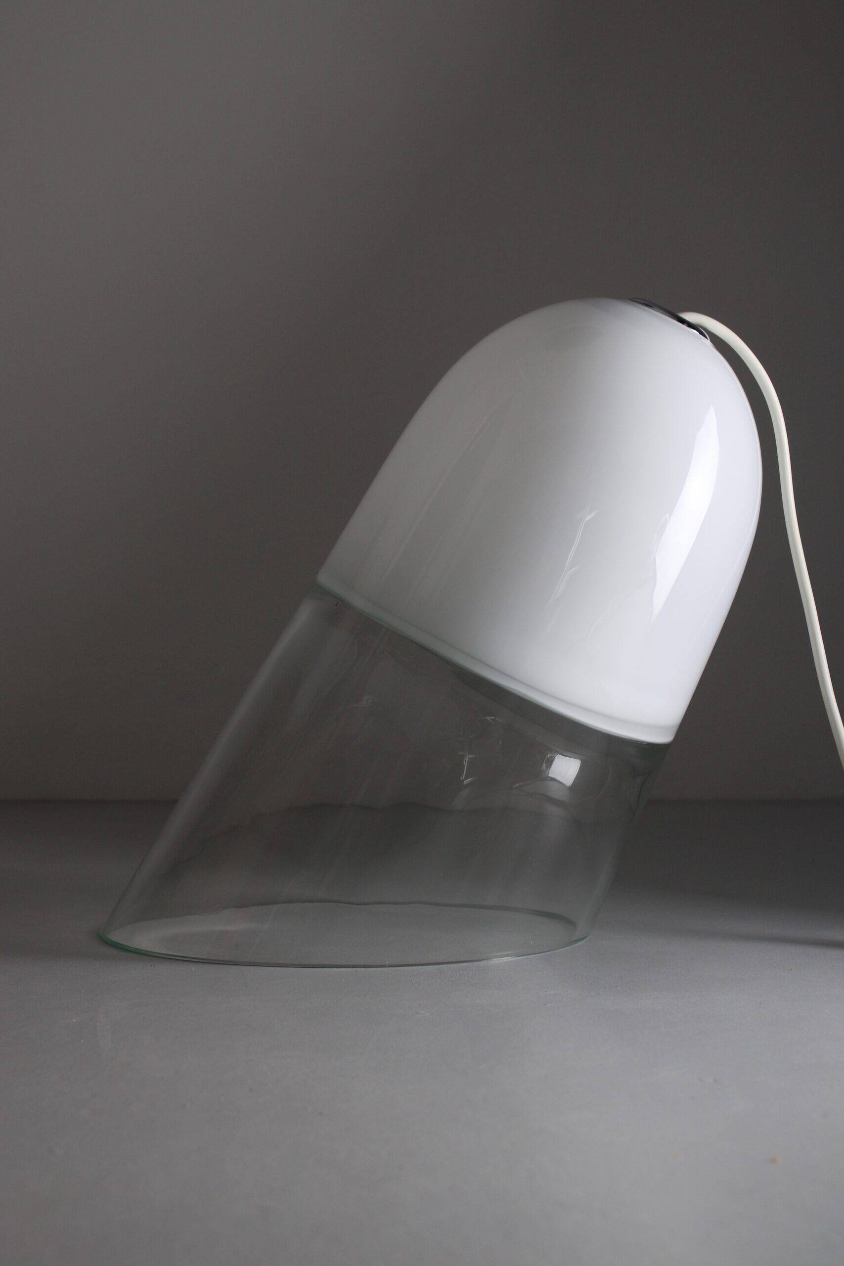 Lampe de table LT-362 par Carlo Nason pour Mazzega, années 1970.