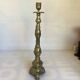 Large worked bronze candlestick