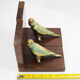 Art deco cold painted bronze bookends-1930s