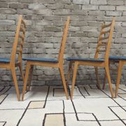Set of 4 vintage Scandinavian chairs from the 1960s.