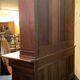 Bibliothéque de parquet style Empire en Acajou vers 1880