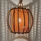 Bamboo rattan suspension from the 1960s.