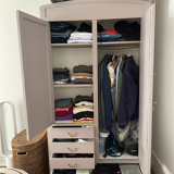 Parisian wardrobe with mirror