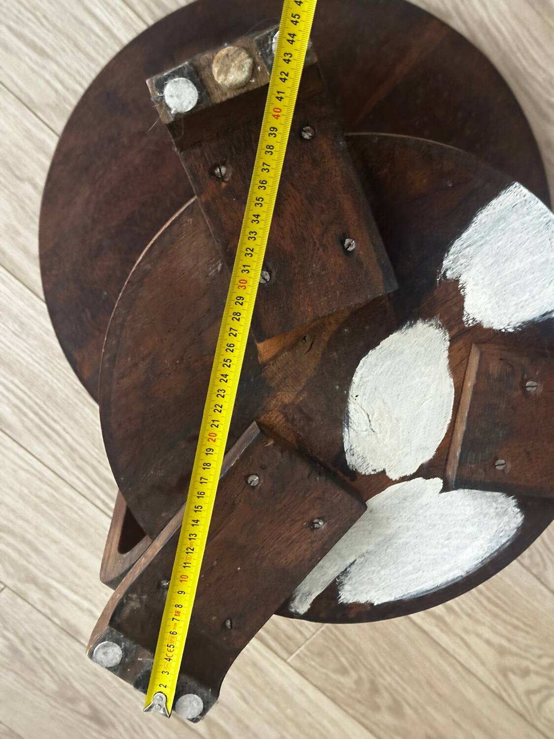 Art Deco oak pedestal table