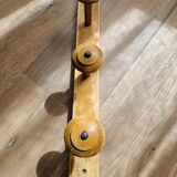 Patère 3 branches en bois tourné