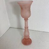 Glass paste candle holder