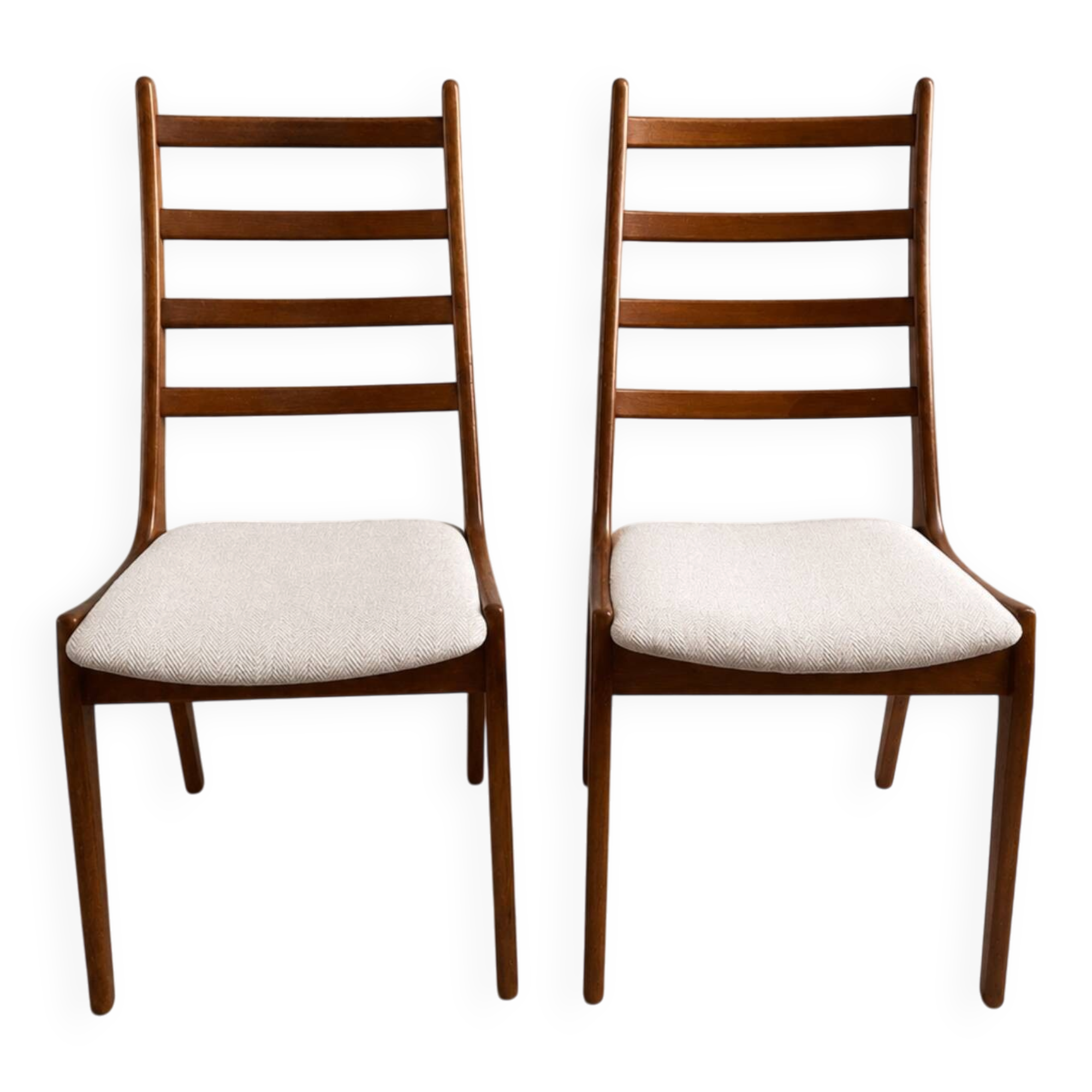 Teak chairs by Kristiansen for KS Møbler, Denmark, 1960s