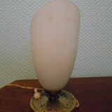 Old table lamp, patina look, 40s/50s
