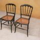 Napoleon III wooden and canning chair, 1920s