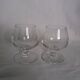 Set of 2 cognac or liqueur glasses