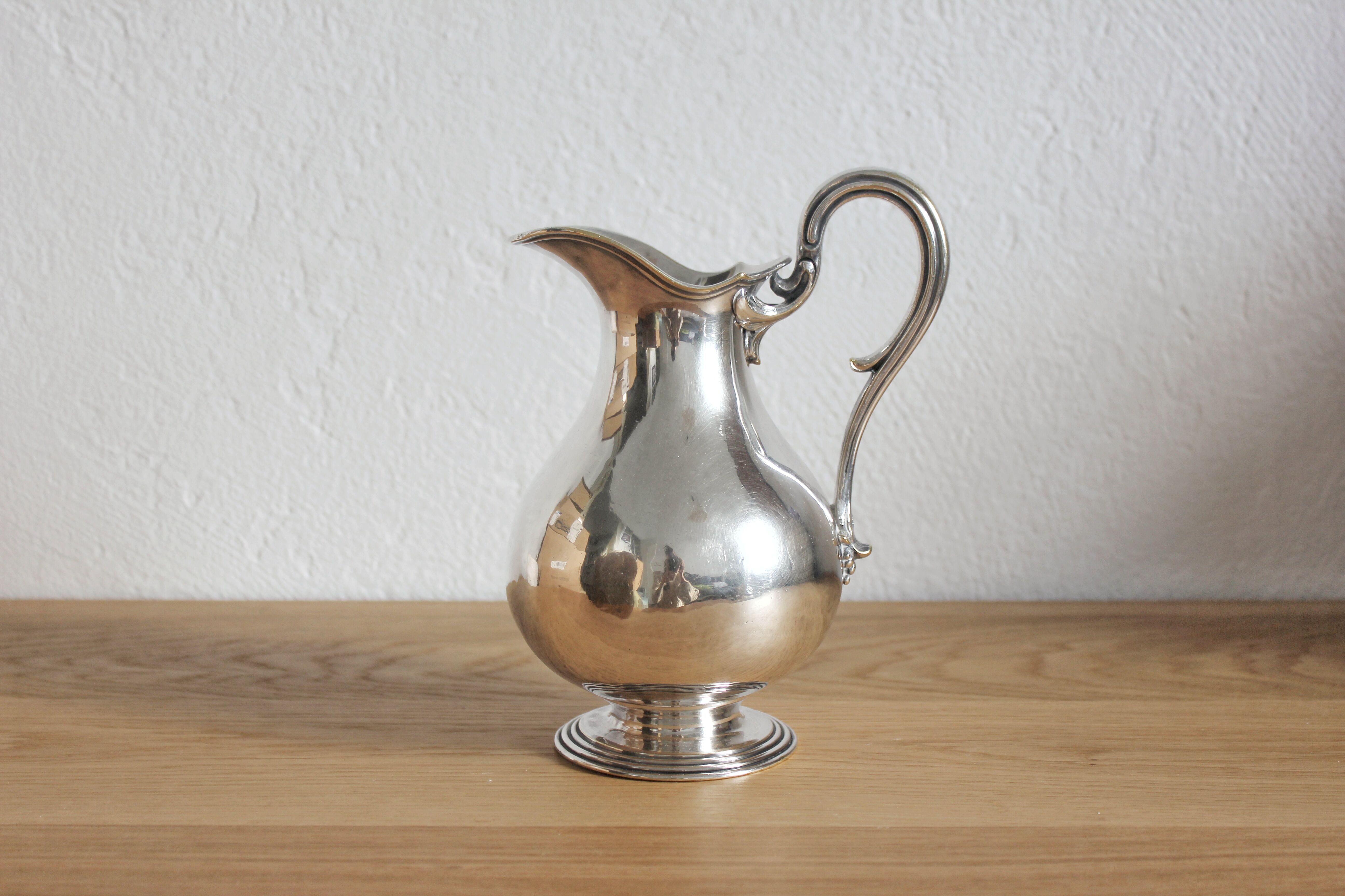 Christofle silver-plated milk jug