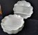 4 Assiettes à asperges en porcelaine de Limoges
