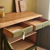 Renovated and distressed old buffet | Gaston