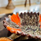 Vallauris orange fruit platter