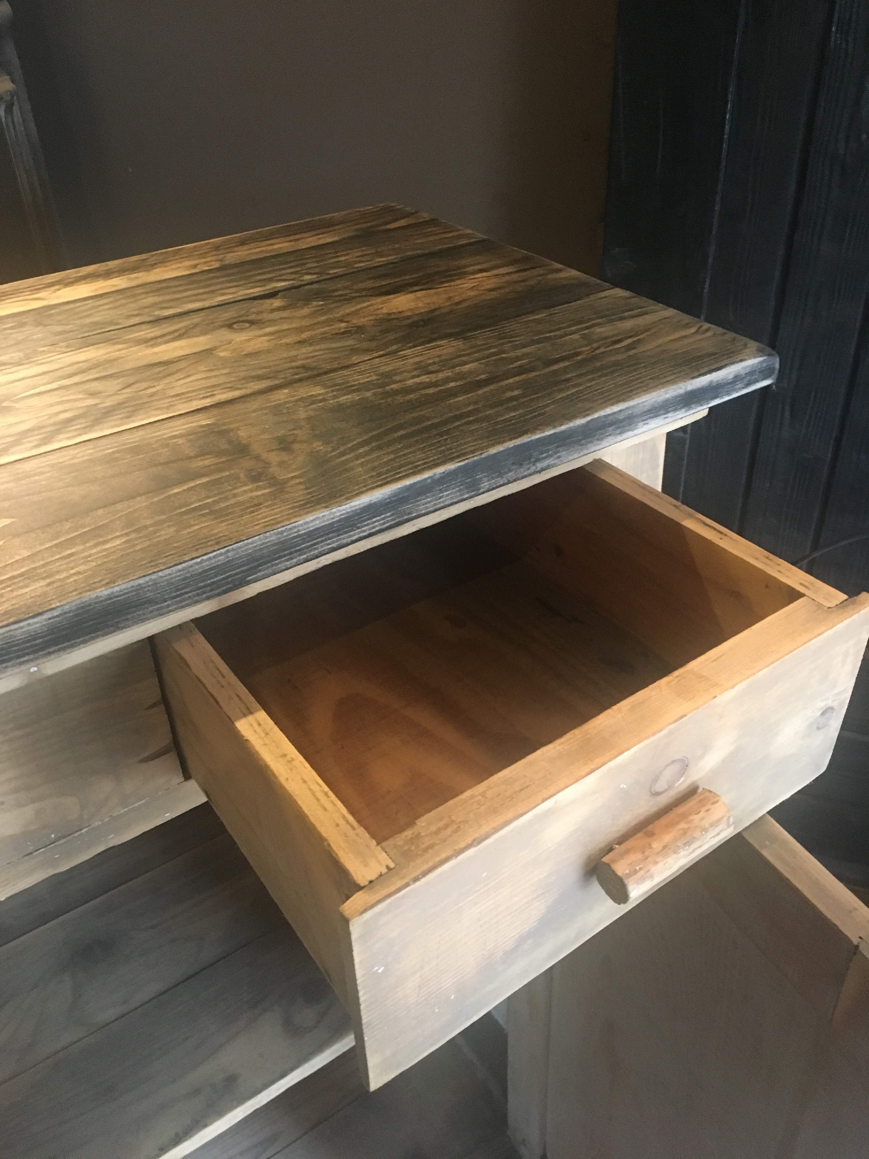 Buffet wood patinated 1940